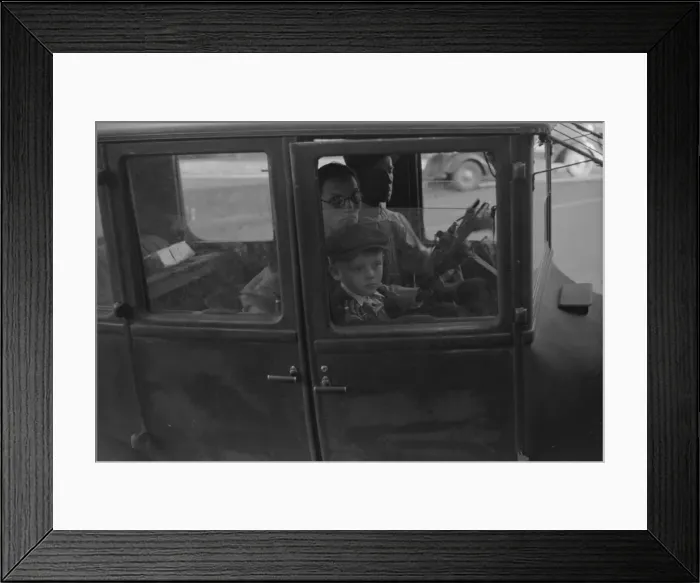 Framed Print : Greene County, Georgia. Farmer and his family Framed Print : Greene County, Georgia. Farmer and his family