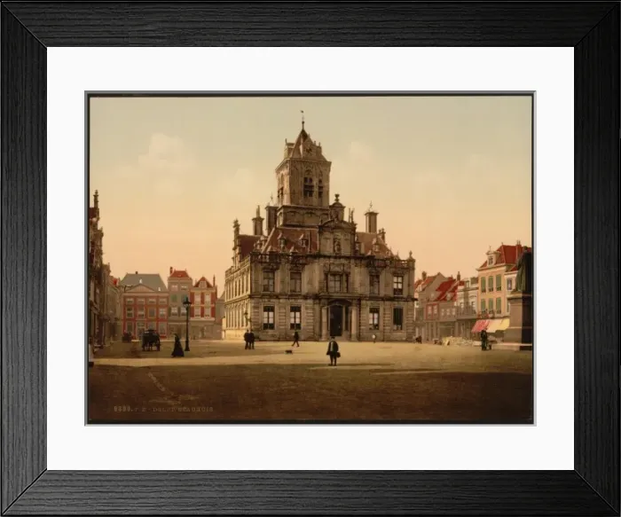 Framed Print : Town hall (Stadthuis), Delft, Holland Framed Print : Town hall (Stadthuis), Delft, Holland