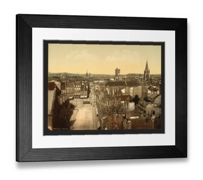 Framed Print : General view, Dijon, France Framed Print : General view, Dijon, France