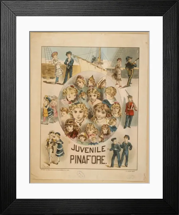 Framed Print : Juvenile Pinafore Framed Print : Juvenile Pinafore