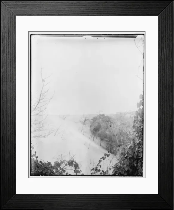 Framed Print : View of Kitty Hawk, North Carolina, photographed by the Wrig Framed Print : View of Kitty Hawk, North Carolina, photographed by the Wrig