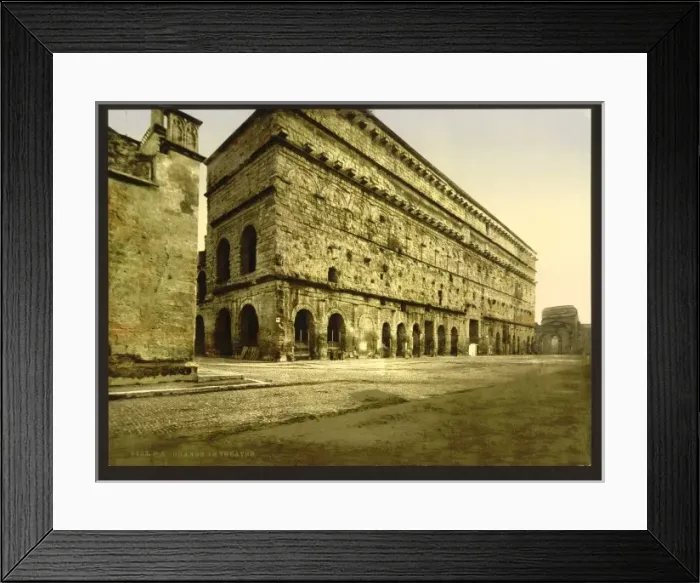 Framed Print : The theatre, Orange, Provence, France Framed Print : The theatre, Orange, Provence, France