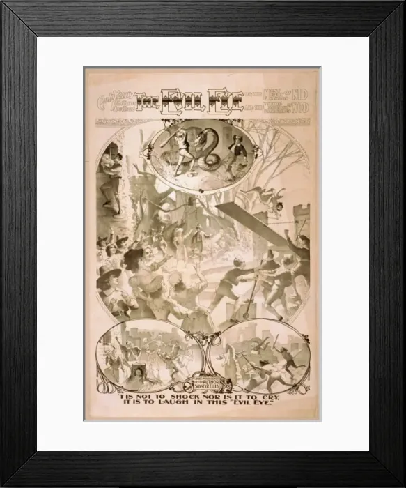 Framed Print : Chas. H. Yales fantastic spectacle, The evil eye, or The ma Framed Print : Chas. H. Yales fantastic spectacle, The evil eye, or The ma
