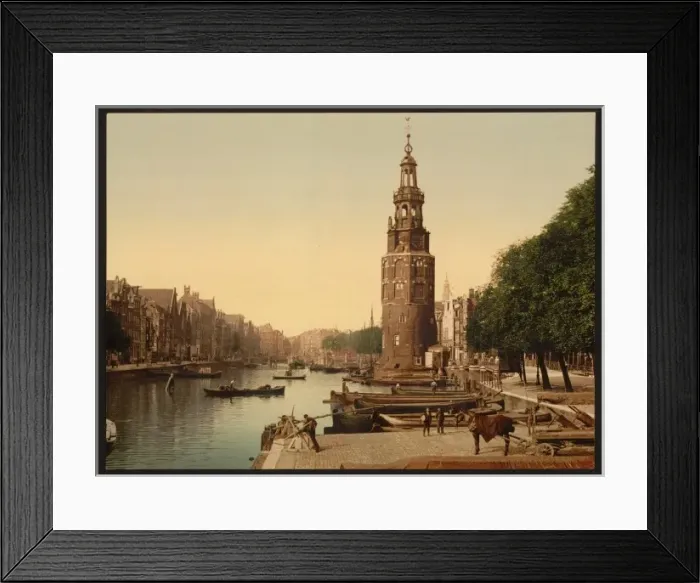 Framed Print : De Oude Schans, Amsterdam, Holland Framed Print : De Oude Schans, Amsterdam, Holland