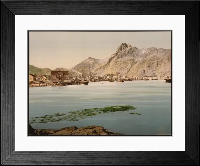 Framed Print : Svolvaer with Hotel Lofoten, Lofoten, Norway Framed Print : Svolvaer with Hotel Lofoten, Lofoten, Norway
