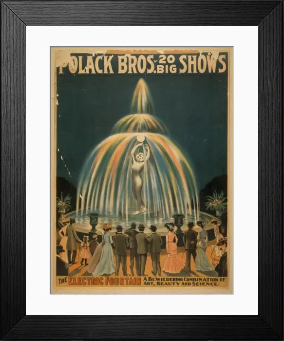 Framed Print : Polack Bros. 20 big shows Framed Print : Polack Bros. 20 big shows