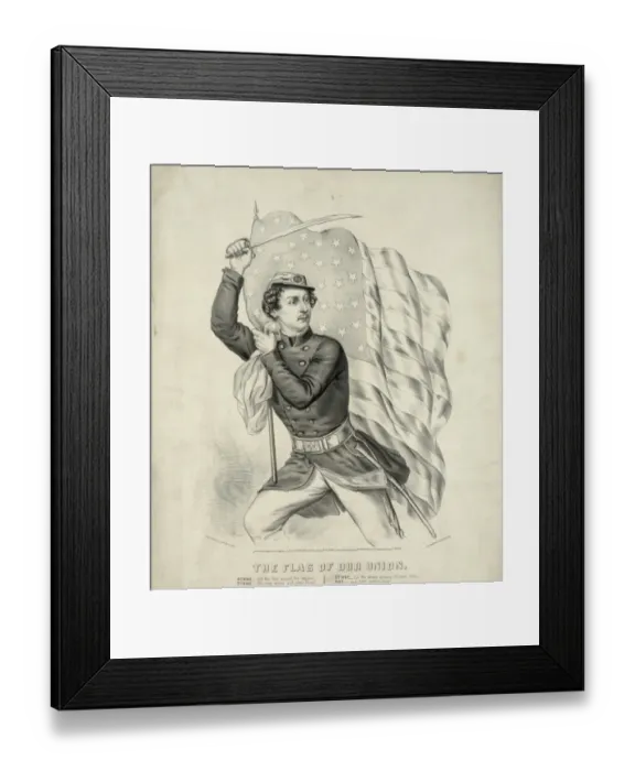 Framed Print : The flag of our union Framed Print : The flag of our union