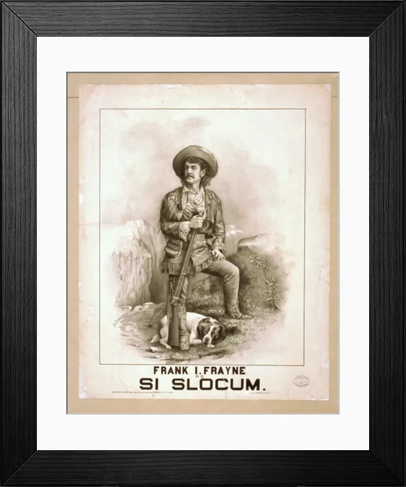Framed Print : Frank I. Frayne as Si Slocum Framed Print : Frank I. Frayne as Si Slocum