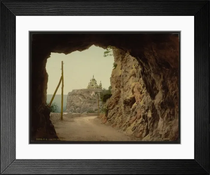 Framed Print : From the tunnel, Baidar, the Crimea, Russia, (i. e. Ukraine) Framed Print : From the tunnel, Baidar, the Crimea, Russia, (i. e. Ukraine)