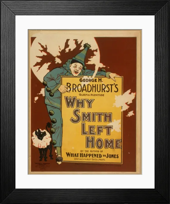 Framed Print : Why Smith left home George H. Broadhursts gleeful plenitude Framed Print : Why Smith left home George H. Broadhursts gleeful plenitude