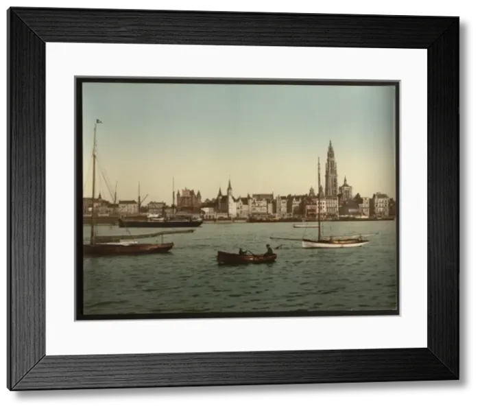 Framed Print : General view, II, Antwerp, Belgium Framed Print : General view, II, Antwerp, Belgium