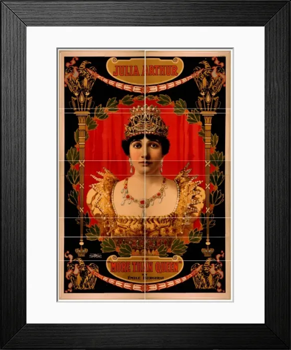 Framed Print : Julia Arthur in More than queen by Emile Bergerat Julia Arth Framed Print : Julia Arthur in More than queen by Emile Bergerat Julia Arth