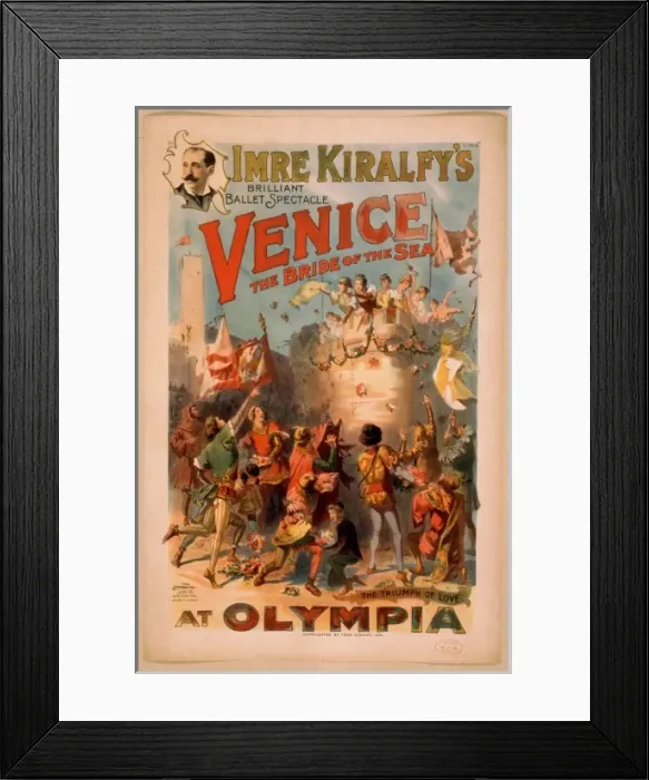 Framed Print : Imre Kiralfys brilliant ballet spectacle, Venice, the bride Framed Print : Imre Kiralfys brilliant ballet spectacle, Venice, the bride