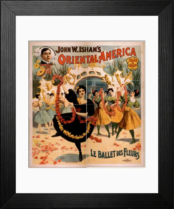 Framed Print : John W. Ishams Oriental America Framed Print : John W. Ishams Oriental America