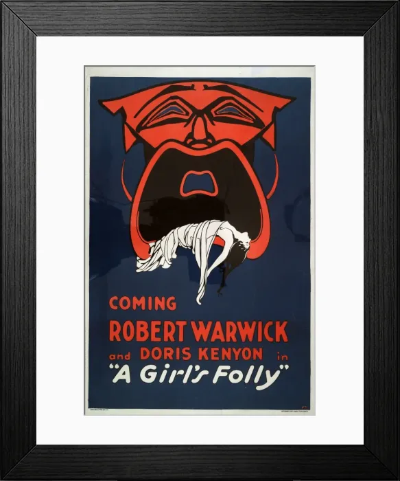 Framed Print : Coming Robert Warwick and Doris Kenyon in A girls folly Framed Print : Coming Robert Warwick and Doris Kenyon in A girls folly