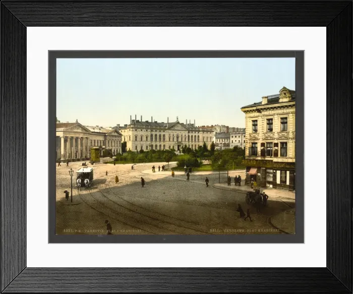 Framed Print : Krasinski Place, Warsaw, Russia (i. e. Warsaw, Poland) Framed Print : Krasinski Place, Warsaw, Russia (i. e. Warsaw, Poland)