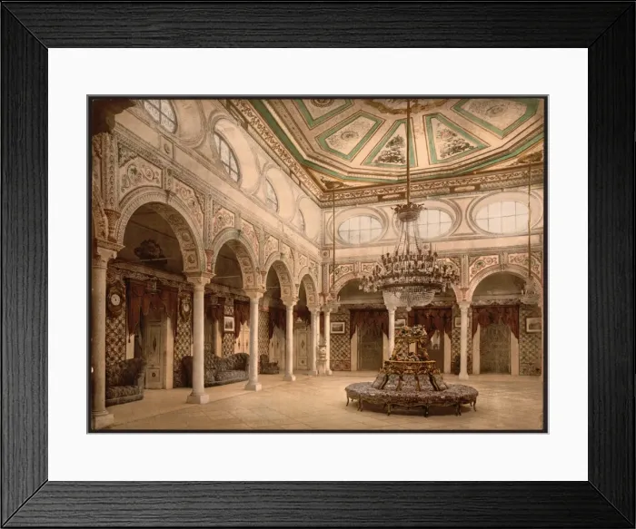 Framed Print : Private drawing room, II, Kasr-el-Said, Tunisia