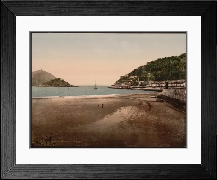 Framed Print : The harbor, San Sebastian, Spain Framed Print : The harbor, San Sebastian, Spain
