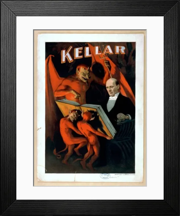Framed Print : Kellar. Date c1894 Framed Print : Kellar. Date c1894
