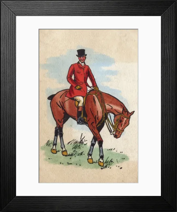 Framed Print : Hunstman on horseback Framed Print : Hunstman on horseback
