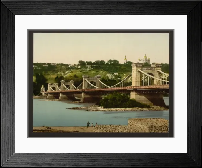 Framed Print : St. Nicholas Bridge, Kiev, Russia, (i. e. Ukraine) Framed Print : St. Nicholas Bridge, Kiev, Russia, (i. e. Ukraine)