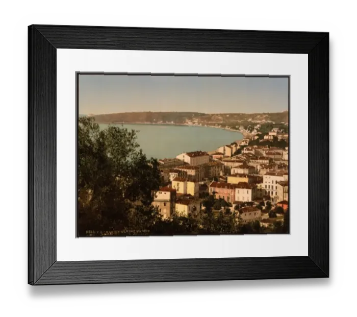Framed Print : And Cape Martin, Mentone, Riviera Framed Print : And Cape Martin, Mentone, Riviera