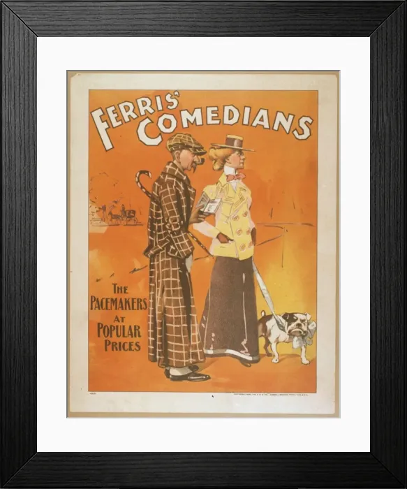 Framed Print : Ferris Comedians the pacemakers at popular prices Framed Print : Ferris Comedians the pacemakers at popular prices