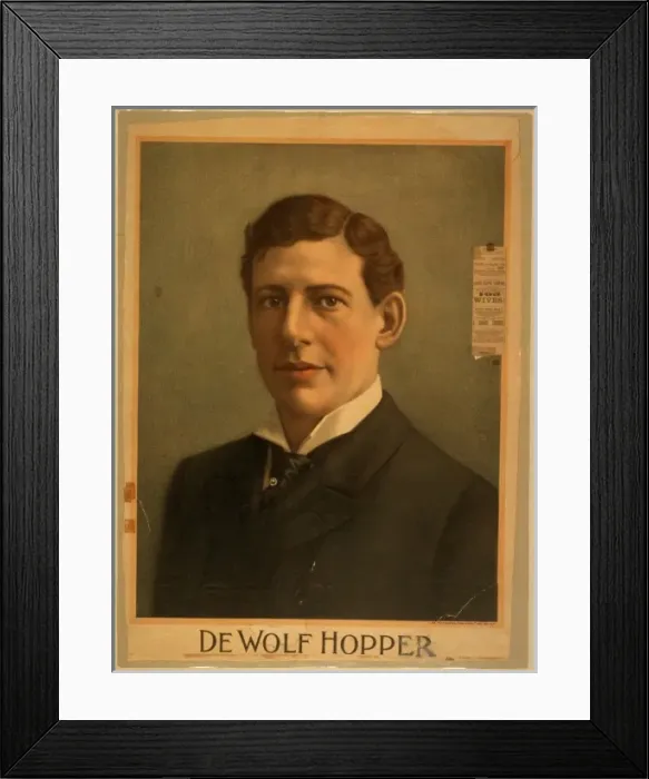 Framed Print : De Wolf Hopper