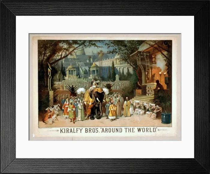 Framed Print : Kiralfy Bros Around the world Kiralfy Bros Around the world Framed Print : Kiralfy Bros Around the world Kiralfy Bros Around the world