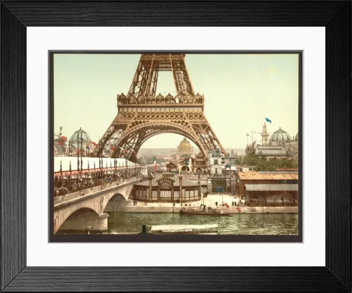 Framed Print : Eiffel Tower and general view of the grounds, Exposition Uni Framed Print : Eiffel Tower and general view of the grounds, Exposition Uni