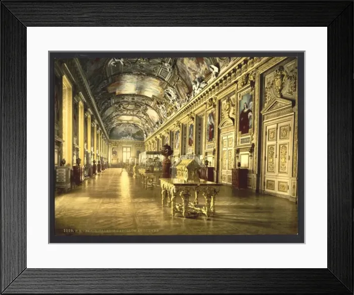 Framed Print : The Louvre, a gallery in the Louvre, Paris, France Framed Print : The Louvre, a gallery in the Louvre, Paris, France