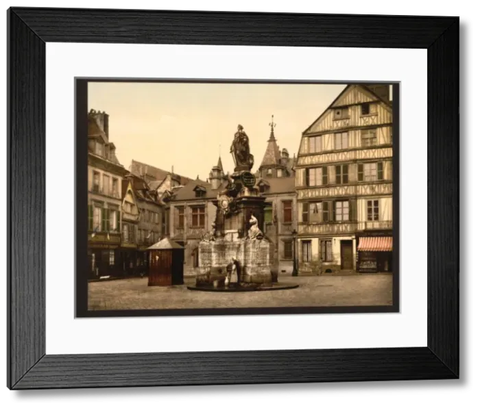 Framed Print : Place de la Pucelle, Rouen, France Framed Print : Place de la Pucelle, Rouen, France