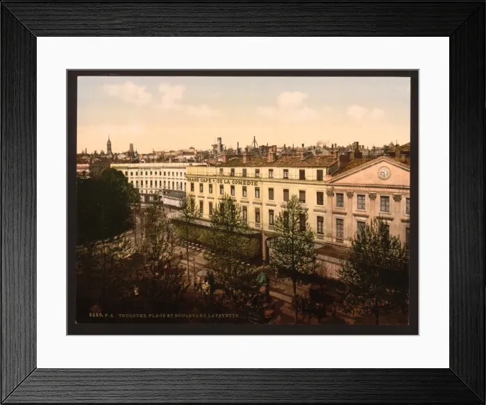 Framed Print : Lafayette Boulevard, Toulouse, France Framed Print : Lafayette Boulevard, Toulouse, France