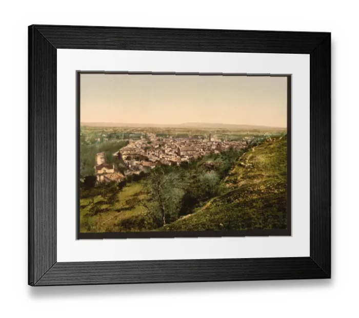 Framed Print : General view, Orange, Provence, France Framed Print : General view, Orange, Provence, France