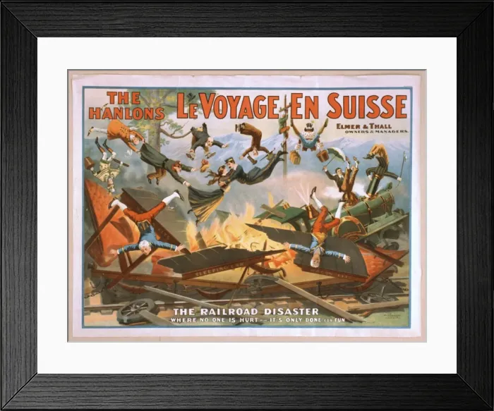 Framed Print : The Hanlons, Le voyage en Suisse Framed Print : The Hanlons, Le voyage en Suisse