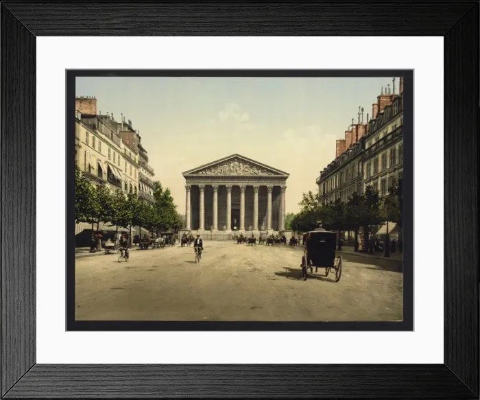 Framed Print : The Madeleine, and rue Royale, Paris, France Framed Print : The Madeleine, and rue Royale, Paris, France