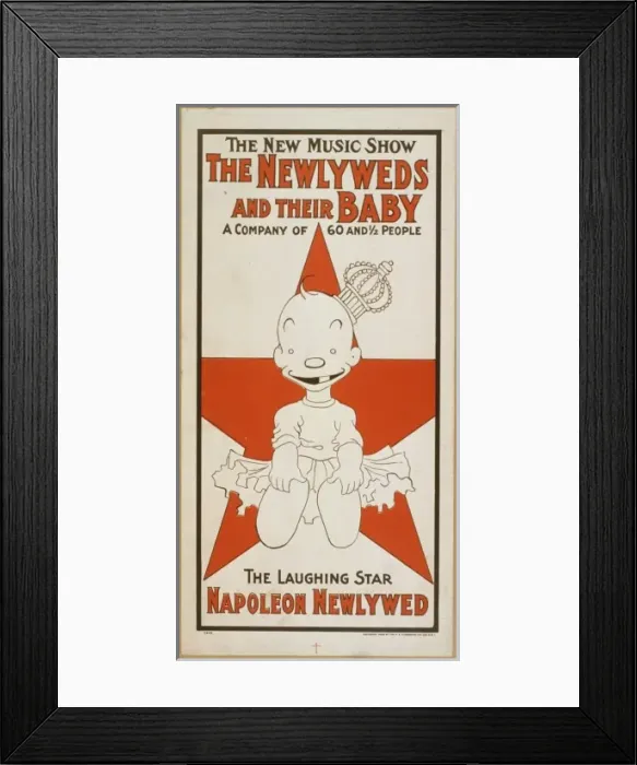 Framed Print : The newlyweds and their baby the new music show : a company Framed Print : The newlyweds and their baby the new music show : a company