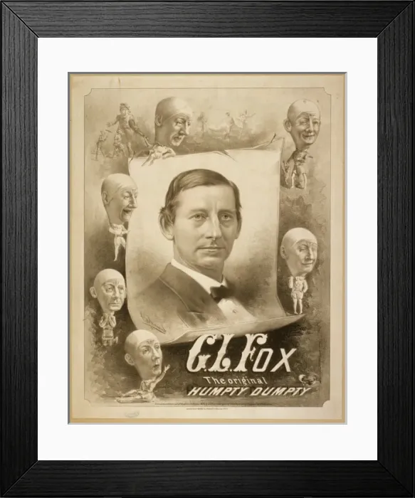 Framed Print : GL Fox the original Humpty Dumpty Framed Print : GL Fox the original Humpty Dumpty