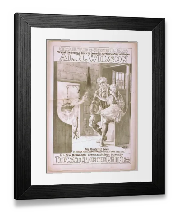 Framed Print : Chas. H. Yale & Sidney R. Ellis present the German dialect c Framed Print : Chas. H. Yale & Sidney R. Ellis present the German dialect c