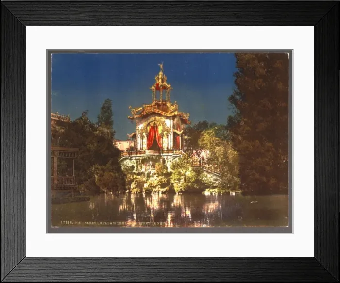 Framed Print : The Palace Lumineux, night, Exposition Universal, 1900, Pari Framed Print : The Palace Lumineux, night, Exposition Universal, 1900, Pari