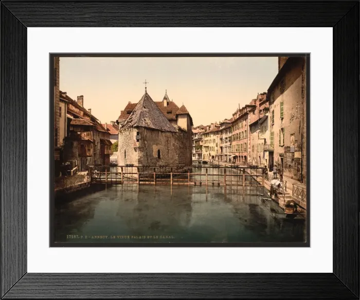 Framed Print : Old palace and canal, Annecy, France Framed Print : Old palace and canal, Annecy, France