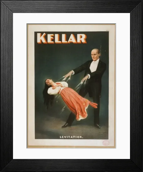 Framed Print : Kellar. Date c1894 Framed Print : Kellar. Date c1894