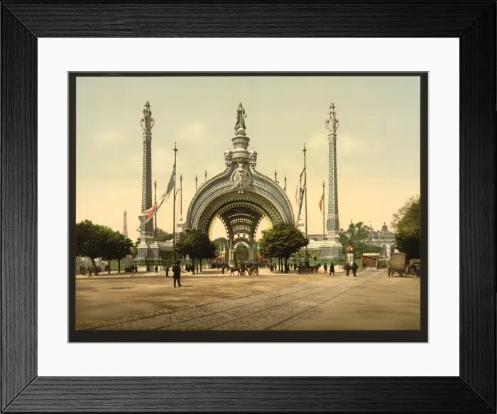 Framed Print : Grand entrance, Exposition Universal, 1900, Paris, France Framed Print : Grand entrance, Exposition Universal, 1900, Paris, France