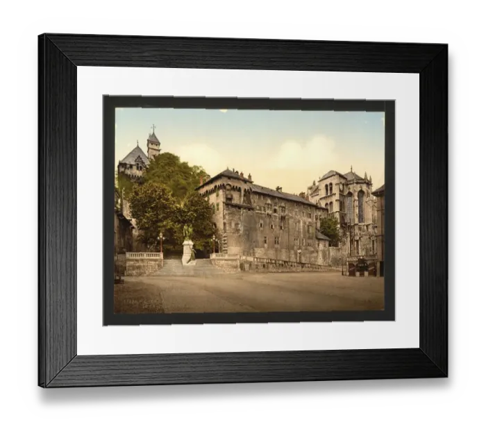 Framed Print : The Chateau and the monument Maistre, Chambery, France Framed Print : The Chateau and the monument Maistre, Chambery, France