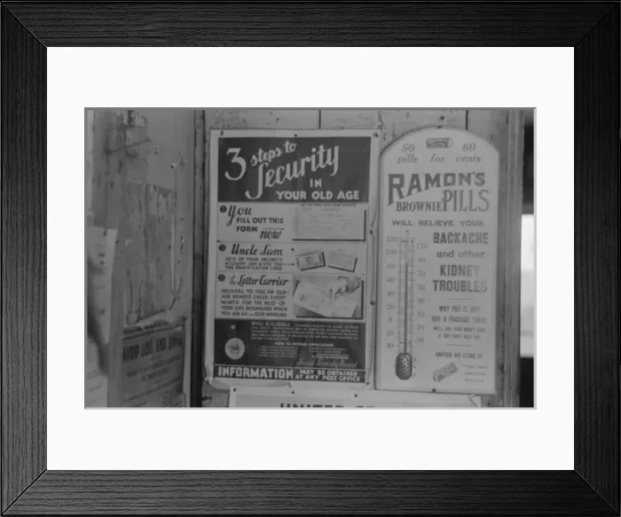 Framed Print : Sign and general store, Olga, Louisiana Framed Print : Sign and general store, Olga, Louisiana