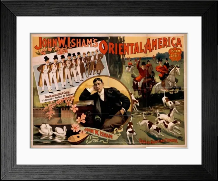 Framed Print : John W. Ishams Oriental America Framed Print : John W. Ishams Oriental America