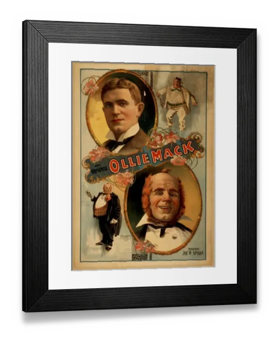 Framed Print : The original Ollie Mack Framed Print : The original Ollie Mack