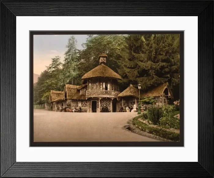 Framed Print : La Buvette du Pre, Luchon, Pyrenees, France Framed Print : La Buvette du Pre, Luchon, Pyrenees, France