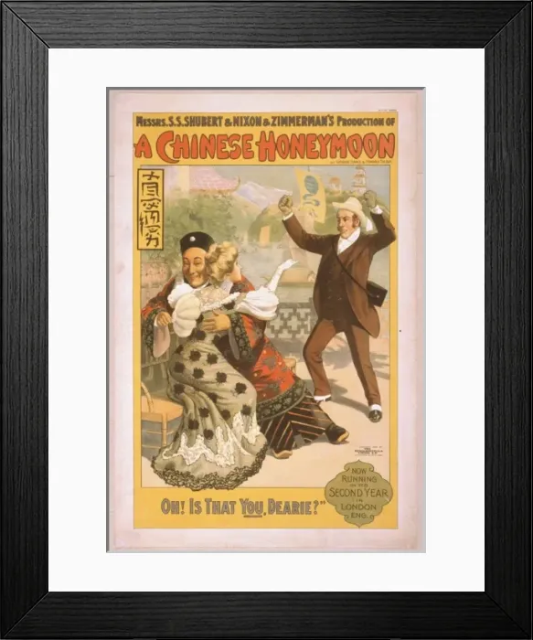Framed Print : Messrs. SS Shubert & Nixon & Zimmermans production of A Chi Framed Print : Messrs. SS Shubert & Nixon & Zimmermans production of A Chi
