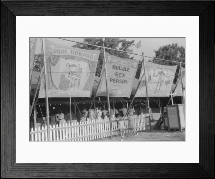 Framed Print : Midway and carnival at Shelby County Fair and Horse Show She Framed Print : Midway and carnival at Shelby County Fair and Horse Show She